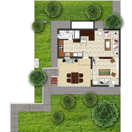 Sonia's House With Garden Prázdninový dům *